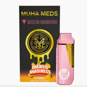 Mango Madness (Hybrid): Muha Meds Disposable Vape – 1 Gram Melted Diamonds