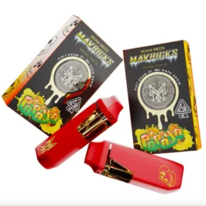 Papaya Live (Indica): Muha Meds Mavricks Disposable Vape – 500 mg (0.017 Oz)