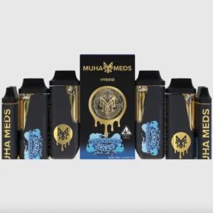 Blueberry Haze (Hybrid): Muha Meds 2000 MG Disposable Vape – 2 Gram All-In-One