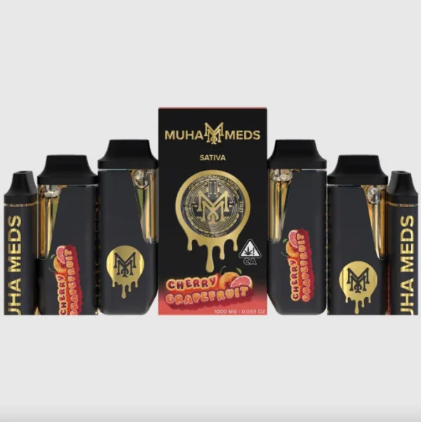 Cherry Grapefruit (Sativa): Muha Meds 2000 MG Disposable Vape – 2 Gram All-In-One