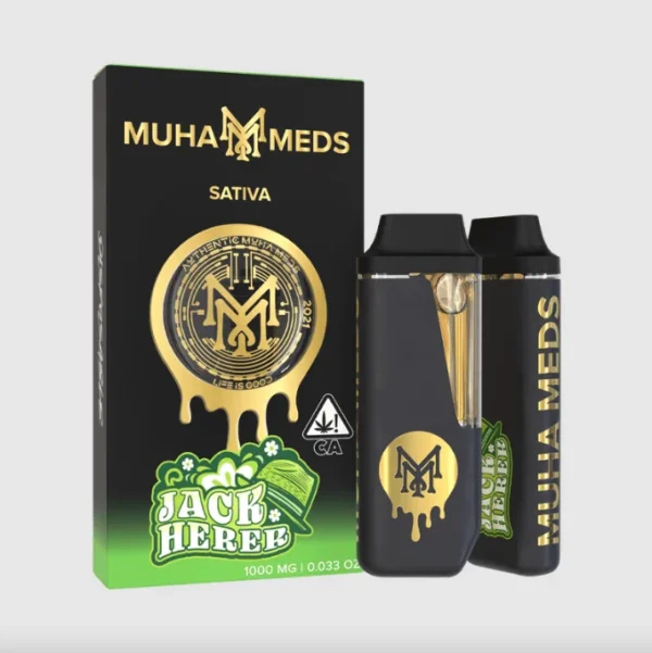 Jack Herer (Sativa): Muha Meds 2000 MG Disposable Vape – 2 Gram All-In-One