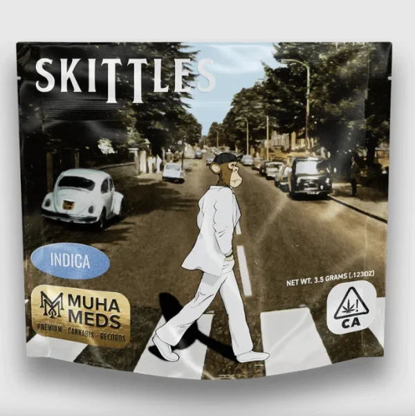 Skittles Strain (Indica): Muha Meds Cannabis Flower (Premium) – 3.5 g Weed Pack