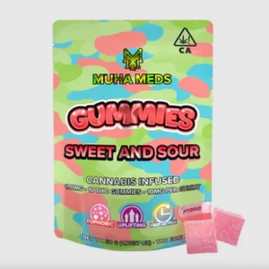 Sweet and Sour (Hybrid): Muha Meds Infused Gummies – 100 Milligrams Edible Pack